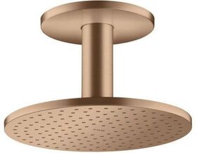 Kopfbrause 250 1jet AXOR Deckenmontage brushed red gold