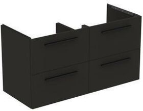 IDS Waschtischunterschrank i.life B 1200x505x630mm 4 Auszüge Carbongrau matt IDEAL STANDARD