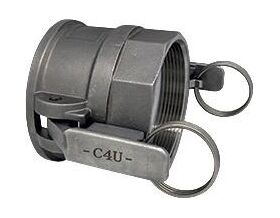 Hebelarmk.Safe-Lock Kamlok Typ D VA (1.4408) 75,18mm 2 1/2 Zoll