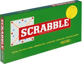 Scrabble Jubiläumsspiel mit Holzsteine