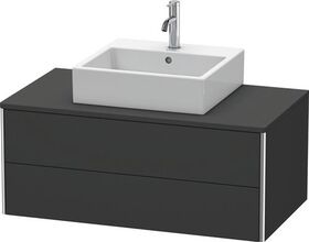 Duravit Waschtischunterbau XSQUARE 400x1000x548mm graphit supermatt