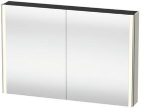 Duravit Spiegelschrank XSQUARE 1200x800x156mm, 27 W taupe matt