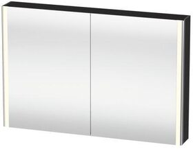 Duravit Spiegelschrank XSQUARE 1200x800x156mm, 27 W graphit supermatt
