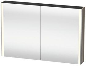 DU Spiegelschrank XSquare m.Beleuchtung 800x1200x155mm, Flannel Grey hgl., F