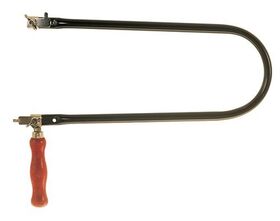 Laubsägebogen Stahlrohr-Ø13mm A.320mm m.H-Heft