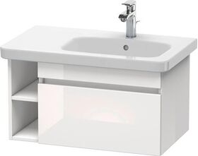 Duravit Waschtischunterbau DURASTYLE 448x730x398mm eiche natur / basalt matt