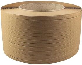 Umreifungsband Breite 12mm Länge 2000m Stärke 0,6mm Kraftpapier TRANSPAK - VPE: 2