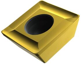 Fräswendeschneidplatte ISO SOMT 09T304-MI:M8330 D.3,5mm PVD beschichtet Gold - VPE: 10