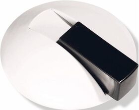 Bodentürpuffer 625 90 D.85mm H.22,5mm Ku.90 tiefschwarz Dübelmontage HEWI