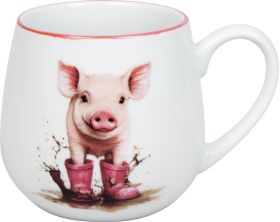 KÖNITZ  Kuschelbecher Taps.Schweinchen - 6 VPE