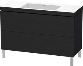 Duravit Waschtischunterbau L-CUBE m WT Vero Air 698x1200x480mm o HL Ei sw
