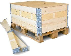 Holzaufsatzrahmen f.Europalette Maße 1200x800x300mm TRANSPAK - VPE: 5
