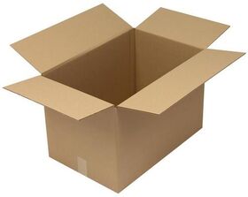 Faltkarton 1-wellig Maße 590x390x390mm Qualität 1.30 C braun TRANSPAK - VPE: 25