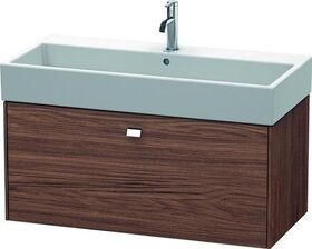 Duravit Waschtischunterbau BRIOSO Gri chrom 442x984x459mm nussbaum dunkel