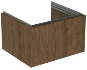 IDS Waschtischunterschrank CONCA 1 Auszug 600mm Walnuss dunkel IDEAL STANDARD
