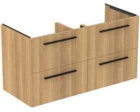 IDS Waschtischunterschrank i.life B 1200x505x630mm, 4 Auszüge Eiche Natur IDEAL STANDARD