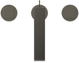 IDS 3-Loch-Waschtischarmatur EXTRA Ausldg 140mm m AG magnetic grey IDEAL STANDARD