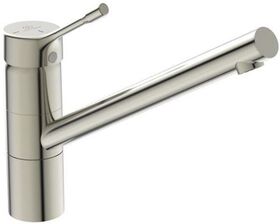 IDS EH-Küchenarmatur CERALOOK BlueStart DN 15 mttg angesetzter Auslauf Edelstahl IDEAL STANDARD