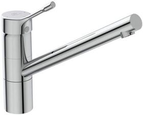 IDS EH-Küchenarmatur CERALOOK BlueStart DN 15 mttg angesetzter Auslauf ND chrom IDEAL STANDARD