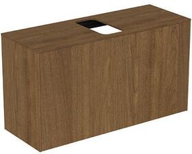 IDS Waschtischplatte CONCA o Auss 1002x373mm a Nr2019 Walnuss D. IDEAL STANDARD