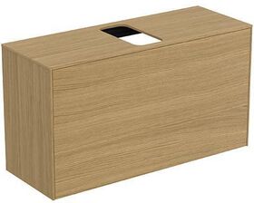 IDS Waschtischplatte CONCA o Auss 1002x373mm a Nr2019 Eiche hell IDEAL STANDARD