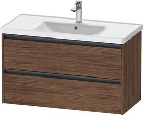 Duravit Waschtischunterbau Ketho.2 984x549x455mm nussbaum dunkel