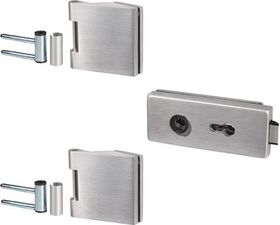 Glastürbeschlag STUDIO Classic/OFFICE Classic LM niro elox.UV Drückerf.vorn