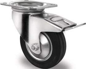 Lenkrolle D.80mm Trgf.70kg m.Festst.VG 105x80mm PROMAT