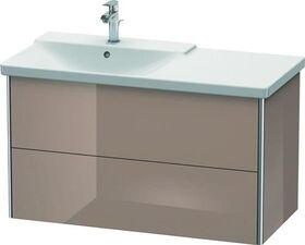 Duravit Waschtischunterbau XSQUARE Be li 565x1010x473mm cappuc. hochglanz