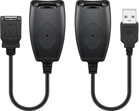 USB-Verlängerungsadapter bis 40 m über CAT-Kabel- VPE: 1