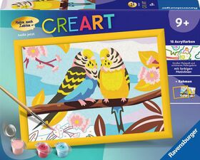 MnZ Bunte Wellensittiche