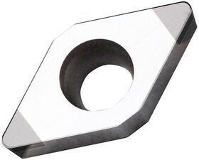 Drehwendeschneidplatte ISO DCGW 11T304S01020B:TB310 D. 4,5mm Silber-Schwarz - VPE: 2