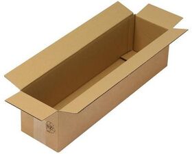 Faltkarton 1-wellig Maße 600x150x150 mm A1 Qualtität 1.3C braun TRANSPAK - VPE: 50