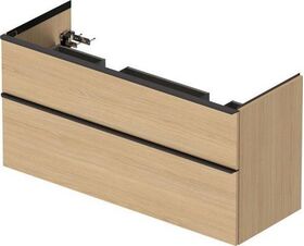 Duravit Waschtischunterbau D-NEO 625x1280x462mm 1 Ausz. 1 Schubk. Ei na