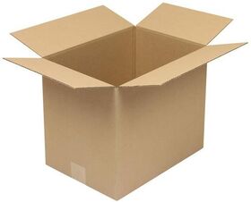 Faltkarton 1-wellig Höhenrillung Maße 340x240x280mm C4 Qualität 1.20 B braun - VPE: 25