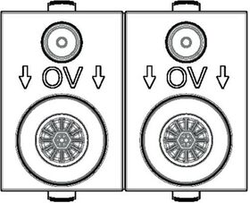OV Wasserzählereinbauset Aquastrom UP-MS Ausführung Duo DN 20