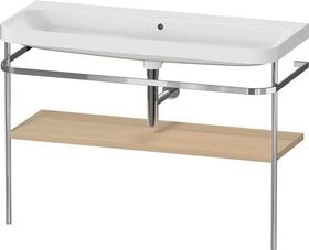 Duravit Waschtischset HAPPY D.2 PLUS 1175x490mm o Hahnloch mediterrane eiche