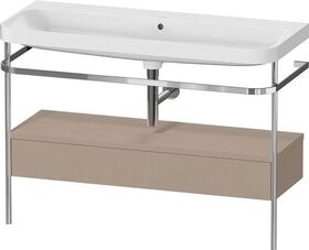 Duravit Waschtischset HAPPY D.2 PLUS 1175x490mm ohne Hahnloch leinen