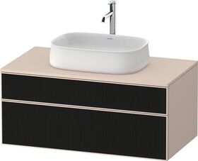 Duravit Waschtischunterbau Zencha 1000x442x550mm sw ls / ta s-matt o ES