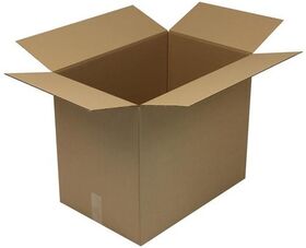 Faltkarton 1-wellig Maße 600x400x500mm Qualität 1.30 C braun TRANSPAK - VPE: 25