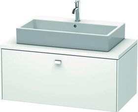 Duravit Konsolenunterschrank BRIOSO Griff chrom 442x1020x550mm weiß matt