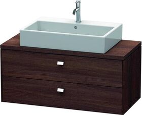 Duravit Konsolenunterschrank BRIOSO Griffe chr 442x1020x480mm Kast. dunkel
