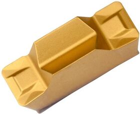 Drehwendeschneidplatte ISO LCMF 061608-M:T8330 Tiefe 3mm PVD beschichtet Gold - VPE: 10