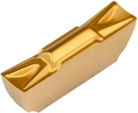 Drehwendeschneidplatte ISO LCMF 031304-F:T8330 Tiefe 3mm PVD beschichtet Gold - VPE: 10