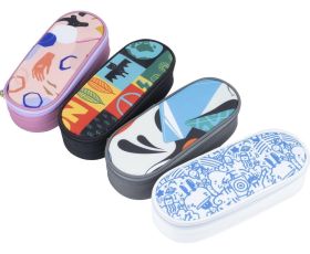 Etuibox oval 21x9x5cm  4 sort - 5 VPE