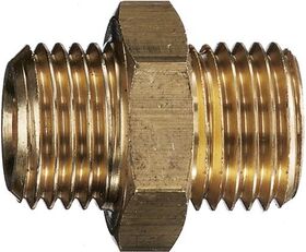 Doppelgewindenippel MS AG G 1/4xG 1/4 Zoll EWO - VPE: 10