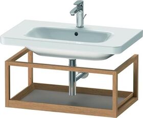 Duravit Ablage DURASTYLE 440x740x300mm basalt matt/eiche massiv