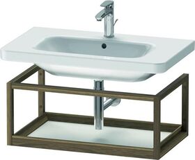 Duravit Ablage DURASTYLE 440x740x300mm weiß matt/nussbaum massiv