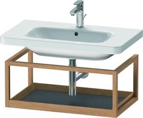 Duravit Ablage DURASTYLE 440x740x300mm graphit matt/eiche massiv