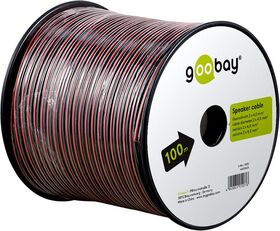 Lautsprecherkabel rot;schwarz, 100m- VPE: 1